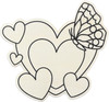 CousinDIY MDF Shape-Heart Butterfly - 33572480 - 037015724805