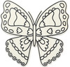 CousinDIY MDF Shape-Scallop Butterfly - 33573214 - 037015732145