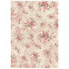 3 Pack Stamperia Assorted Rice Paper Backgrounds A6 8/Sheets-Shabby Rose 5A00254D-1G83P