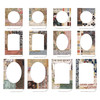 Tim Holtz Idea-ology Layer Frames Montage-12 Pieces - 5A0024MF-1G802