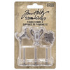 Tim Holtz Idea-ology Figure Stands 2-3 Charms - 5A0024M4-1G807 - 040861943689