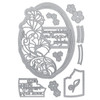 Tonic Studios Die Set-Always Happy! Scribbled Blooms 5398E