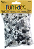 CousinDIY Fun Pack Acrylic Pony Beads 700/Pkg-Monochrome - 34734236 - 016321284081
