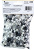 CousinDIY Fun Pack Acrylic Pony Beads 700/Pkg-Monochrome - 34734236
