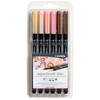 Lyra Aqua Brush Duo Brush Markers 6/Pkg-Skin Set 5A0027QX-1GB2F - 4084900610213