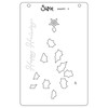 Sizzix A6 Layered Cosmopolitan Stencil By Stacey Park 4/Pkg-Happy Holidays 5A0022XP-1G601