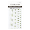 Spellbinders Color Essentials Gems 108/Pkg-Peridot - 5A0028MP-1GBNX - 810146543060