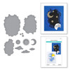 Spellbinders Etched Dies By Vicky Papaioannou-Tunnel Clouds, Tunnel Scapes - 5A0028ML-1GBNY