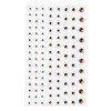 Spellbinders Color Essentials Gems 108/Pkg-Smoky Topaz - 5A0028M8-1GBP3
