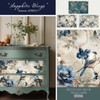 Prima Re-Design Decoupage Decor Tissue Paper-Sapphire Wings - 5A00289V-1GBBG