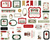 Carta Bella Cardstock Ephemera-Icons, A Vintage Christmas - 5A0028RW-1GBV2