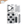 Elizabeth Craft Clear Stamps-Textures - 5A0028QL-1GBS0 - 810003539618
