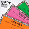 Arches Aquarelle Rough Watercolor Block 7"x10"- 140lb, 20 Sheets - 5A00299S-1GCP9
