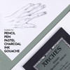 Arches Velin BFK Rives(R) Drawing Pad 10"X14"110lb, Extra White, 16 Sheets 5A00299B-1GCNQ