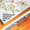 Arches Aquarelle Rough Watercolor Block 7.9"x7.9"140lb, 20 Sheets 5A0029BF-1GCNC