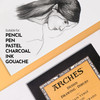 Arches Ingres dARCHES MBM(R) Drawing Pad 9"X12"70lb, White, 20 Sheets 5A00299R-1GCMY