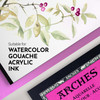 Arches Aquarelle Hot Pressed Watercolor Pad 10"x14"140lb, 12 Sheets 5A00299W-1GCN0