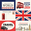 25 Pack London Double-Sided Cardstock 12"X12"-6X4 Journaling Cards 5A002940-1GCFT