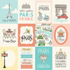 25 Pack Paris Double-Sided Cardstock 12"X12"-3X4 Journaling Cards 5A00294C-1GCHC