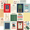 25 Pack Back to School Double-Sided Cardstock 12"X12"-3X4 Journaling Cards 5A00294G-1GCFB - 732388412723