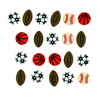 Dress It Up Embellishments-Tiny Sports Equipment DIUBTN-1G5KW