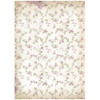 Stamperia Assorted Rice Paper A4 6/Sheets-Lavender - 5A0027GG-1G9SK