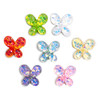 6 Pack Dress It Up Embellishments-Sparkle Butterflies DIUBTN-1G5KV