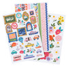 3 Pack - Paige Evans Adventurous Sticker Book-8 Sheets - A5002623-G18TJ 3 Pack - Paige Evans Adventurous Sticker Book-8 Sheets - A5002623-G18TJ