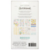 Bea Valint Sketchbook Sticker Book-8 Sheets 5A00264X-1G90L