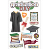 3 Pack - Paper House 3D Stickers 4.5"X7.5"-Graduation Day - STDM189E
