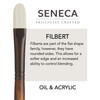 Willow Wolfe Seneca Artist Filbert Brush-10 - 5A0028DP-1GBGR