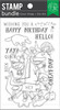 Hero Arts Clear Stamp & Die Combo-Birthday Animals HA-SB392 - 085700944298