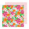 25 Pack Pebbles Fun In The Sun Double-Sided Cardstock 12"X12"-Paradise Blooms PBFS12-30647 - 765468084725