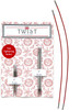 ChiaoGoo TWIST Short Combo Set 2" & 3"-US 2.5 (3mm) - 7123-2.5 ChiaoGoo TWIST Short Combo Set 2" & 3"-US 2.5 (3mm) - 7123-2.5
