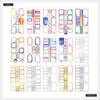 Happy Planner Sticker Value Pack 30/Sheets-Essential Boxes; 688 Pieces 5A00213V-1G3Z4