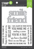 Hero Arts Stamp & Cut-Smile Friend XL HA-DC307 - 085700943925