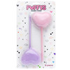 3 Pack - American Crafts Puffys Heart Pom Pom Pens 2/Pkg-Pink & Purple - 34030461 - 765468072425