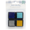 3 Pack - American Crafts Hello Little Boy Ink Pads-4/Pkg - 34030025 - 765468061023