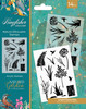 3 Pack Nature's Garden Kingfisher Clear Acrylic Stamps-Nature Silhouette CASTNASS - 195094108180