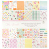 American Crafts Double-Sided Paper Pad 12"X12" 48/Pkg-Rainbow Avenue - 34025892 - 765468075914
