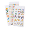 3 Pack Jen Hadfield Flower Child Sticker Book-W/Silver Foil Accents 212/Pkg JH014158