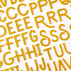 3 Pack - American Crafts April And Ivy Thickers Stickers 141/Pkg-Alpha, Gold Glitter - 34025587 3 Pack - American Crafts April And Ivy Thickers Stickers 141/Pkg-Alpha, Gold Glitter - 34025587