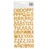 3 Pack - American Crafts April And Ivy Thickers Stickers 141/Pkg-Alpha, Gold Glitter - 34025587 3 Pack - American Crafts April And Ivy Thickers Stickers 141/Pkg-Alpha, Gold Glitter - 34025587