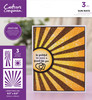 3 Pack - Crafter's Companion Stencil Set-Sun Rays - NSUNRAYS - 195094083937 3 Pack - Crafter's Companion Stencil Set-Sun Rays - NSUNRAYS - 195094083937