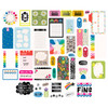 3 Pack - American Crafts Whatevs Ephemera Die-Cuts 45/Pkg-Jouranling, Black Foil - 34030594