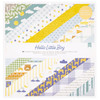 American Crafts Double-Sided Paper Pad 12"X12" 24/Pkg-Gold Foil, Hello Little Boy - 34030012 - 765468060859