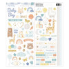 3 Pack - American Crafts Cardstock Stickers 6"X12" 91/Pkg-Hello Little Boy - 34030014