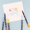 Tombow Dual Brush Markers 6/Pkg-Yay Sorbet DBP6-56240