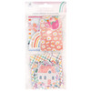 3 Pack American Crafts Rainbow Avenue Ephemera Die-Cuts 70/Pkg-Icons, Rose Gold 34025876 - 765468075754
