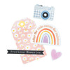 3 Pack American Crafts Rainbow Avenue Ephemera Die-Cuts 70/Pkg-Icons, Rose Gold 34025876